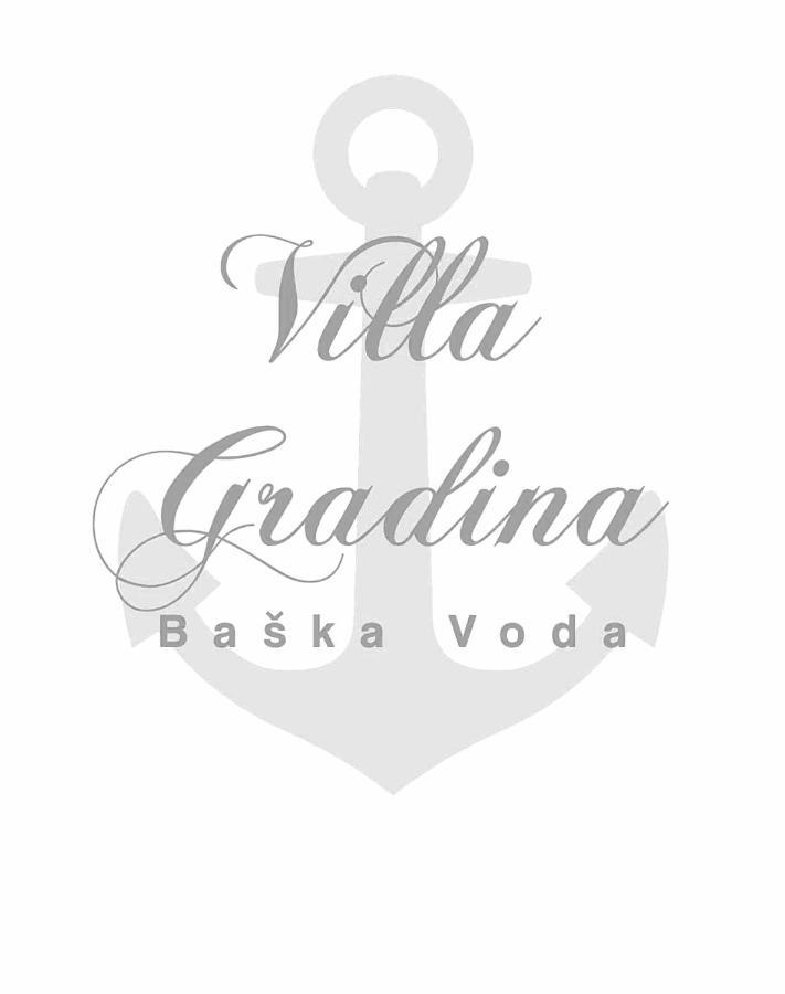 Villa Gradina Baška Voda Exterior foto